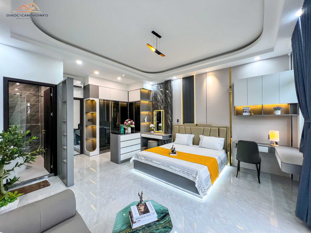 Nhà Phố Luxury 1 Trệt 2 Lầu Đường D15 KDC Hồng Loan, P. Cái Răng, Cần Thơ